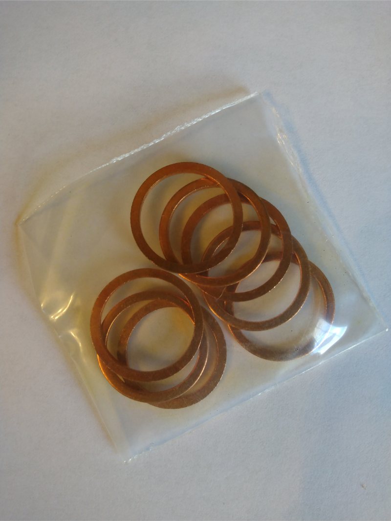 D14025557-8PACK Copper Washers
